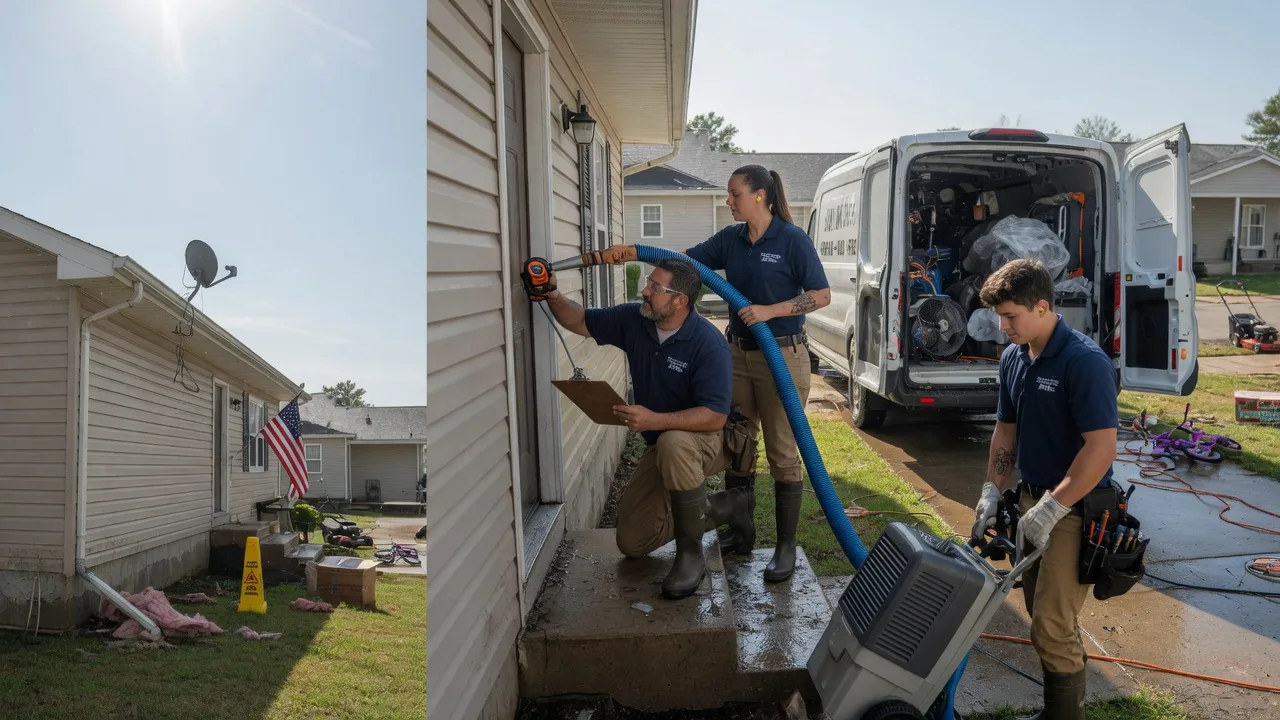 Ceiling Water Damage Restoration in Fremont, MI near me